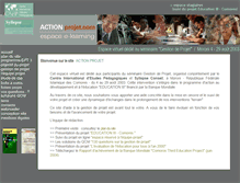 Tablet Screenshot of actionprojet.com